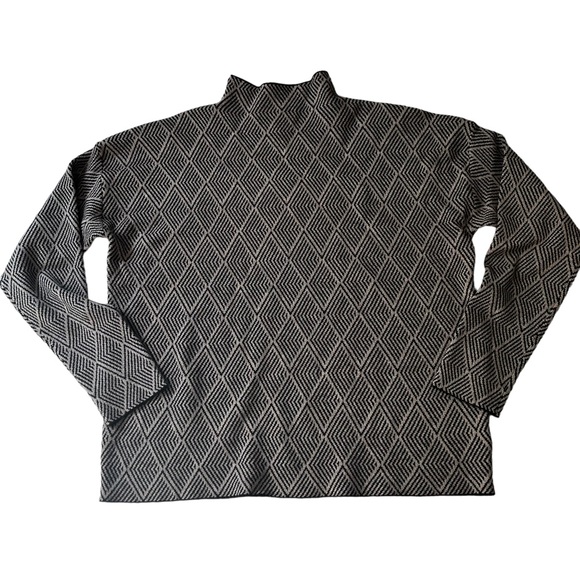 H by Halston Mock Turtleneck Sweater, Sz XL - Picture 10 of 10